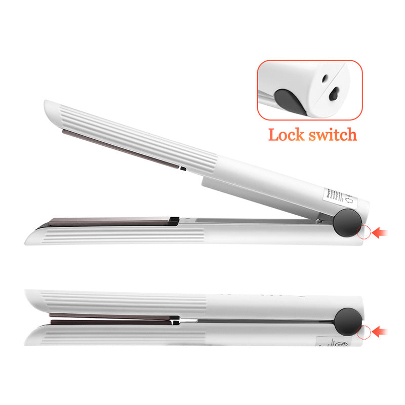 Wireless mini hair straightener