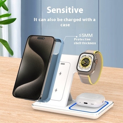 3 In 1 Fast Wireless Charger Stand